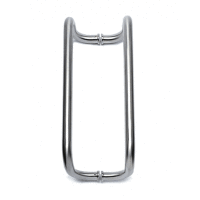 Türgriff Edelstahl-Design, zweiseitig 90° für Glas 6-12 mm