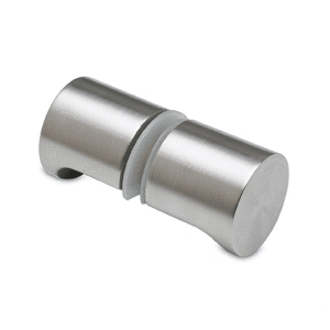 Türknopf zweiseitig für Glasstärke 8 - 12 mm Chrom-Design